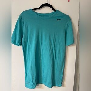 Nike Men’s Teal Dri-Fit Athletic Cut T-Shirt